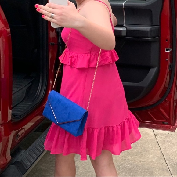 La’ Ven Hot Pink dress - Picture 2 of 5